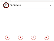 Tablet Screenshot of deerfanpk.com